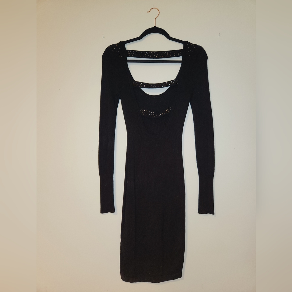 Knit bodycon cocktail dress - Picture 4 of 11